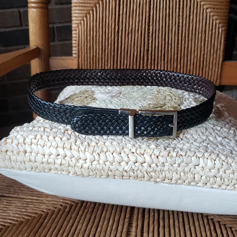Reversible belt, black/brown size 26-28